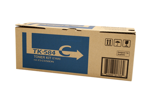 V177-D-K584C_KYOCERA-TK584C__64018_1 KYOCERA TK584 Cyan Toner - Image 1