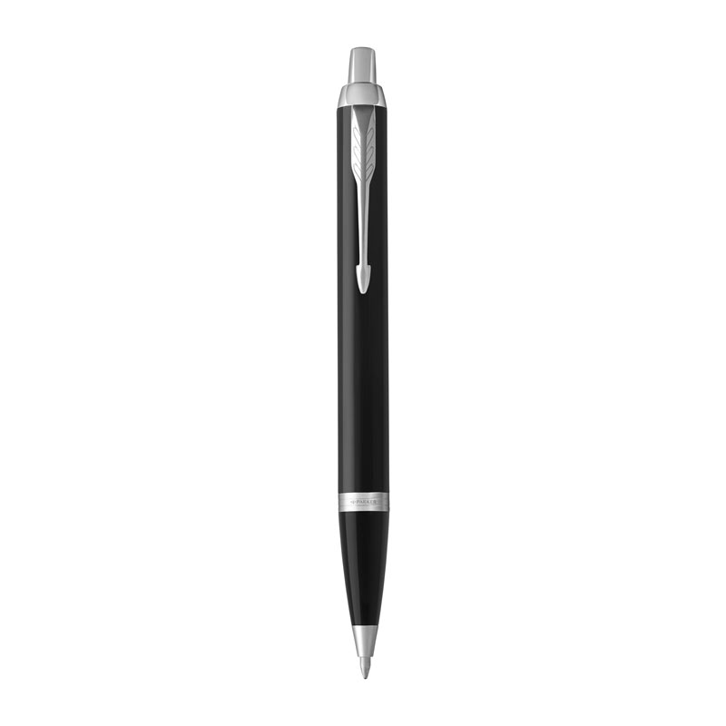 V177-D-PAR1931665-30178-00 PARKER IM Black ChrTrm Ball Pen Md Blu - Image 1