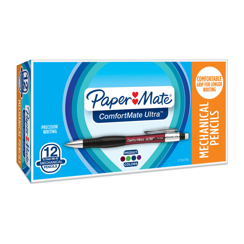 V177-D-PM1738798-34646-00 PAPER MATE Cfmt Mech Pencil 0.5mm Box of 12 - Image 1