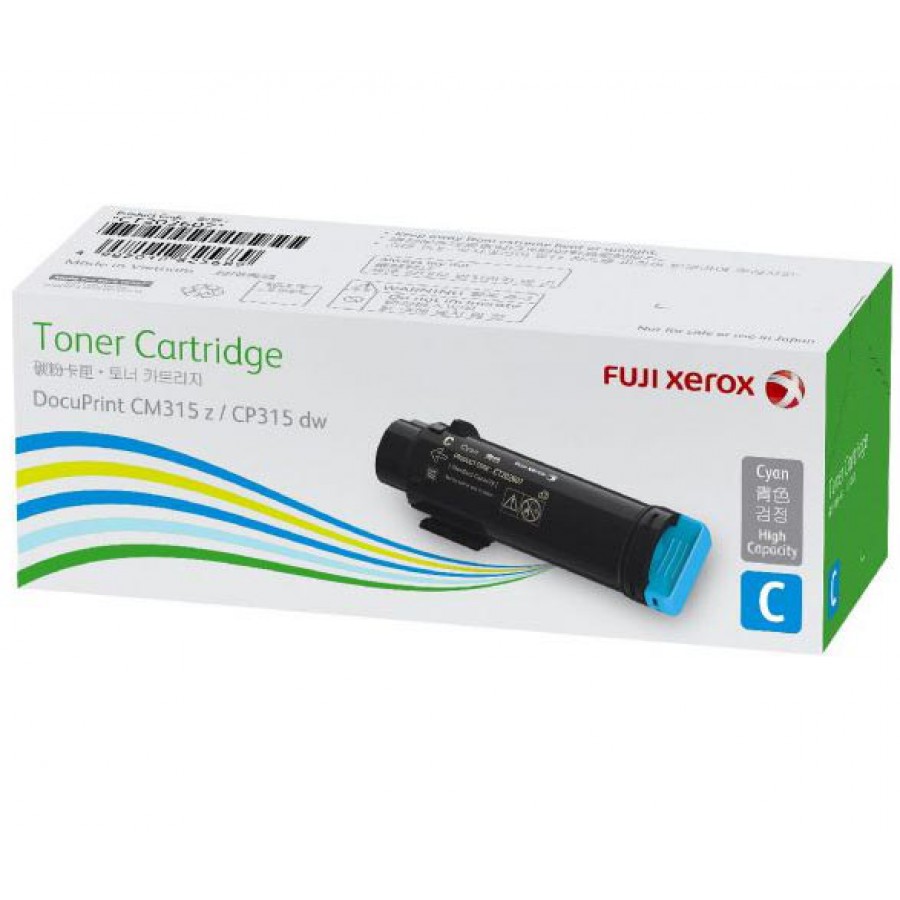 V177-D-XCT202611_ct202611__79110_1 FUJI Xerox CT202611 Cyan Toner - Image 1