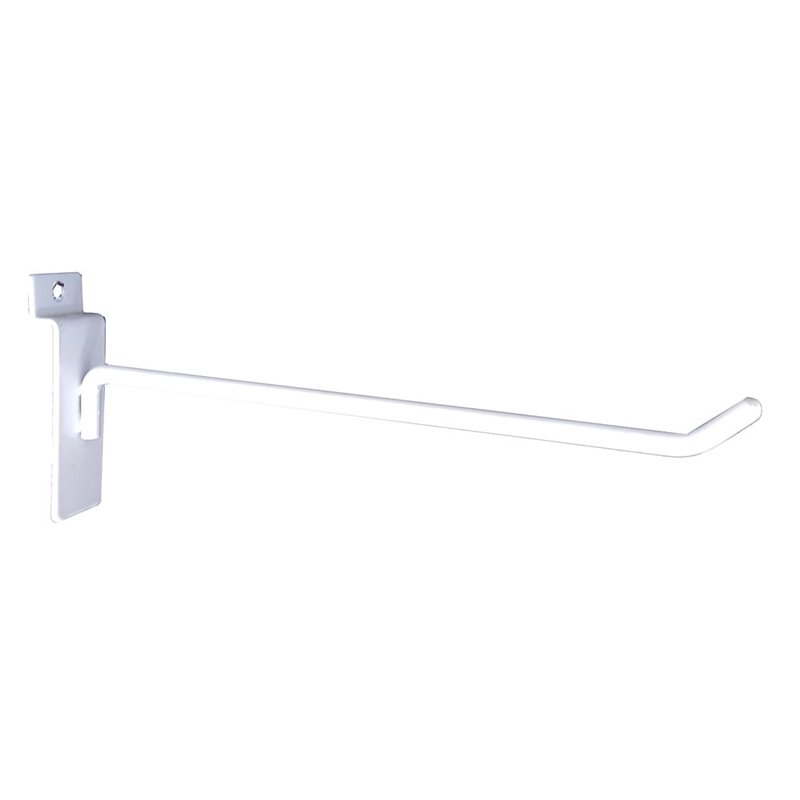 V177-L-CB8W-DISSTANDHOOK-CB8W-DISSTANDHOOK__13696-00 8WARE Slat Wall Grooved Panel Hooks for Retail Cable Display Stand - 15cm x 3cm support 8W-DISPLAYSTAND1 - Image 1