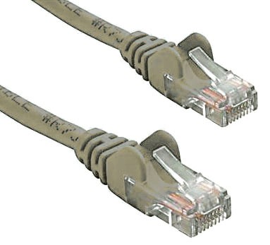 V177-L-CB8W-KO820U-1GRY-CB8W-KO820U-1GRY__53297-00 8WARE Cat5e UTP Ethernet Cable 1m Grey - Image 1