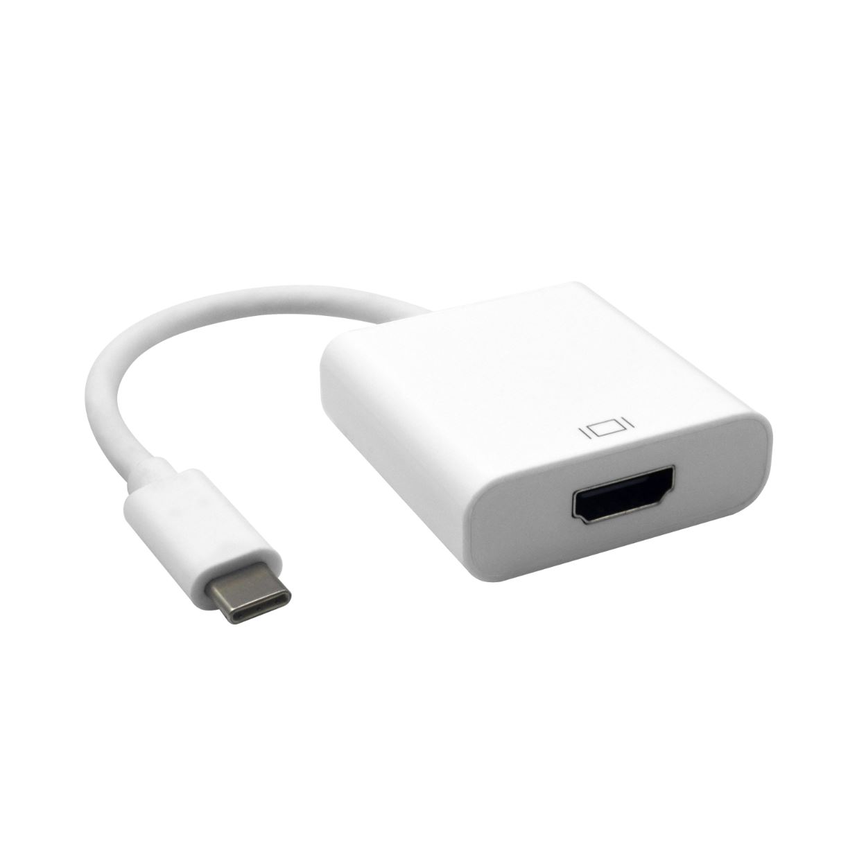 V177-L-CBAT-CMHDMI-MF_CBAT-CMHDMI-MF__48361_1 ASTROTEK Thunderbolt USB 3.1 Type C USB-C to HDMI Video Adapter Converter Male to Female for Apple Macbook Chromebook Pixel White - Image 1