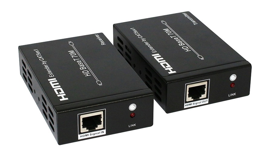V177-L-CBAT-HDMIEXT-4K_CBAT-HDMIEXT-4K__00479_1 ASTROTEK HDMI Extender over RJ45 CAT5 CAT6 LAN Ethernet Network Converter Splitter for Foxtel Support 40m 4Kx 2K@30hz or 70m 1080p LS - Image 1