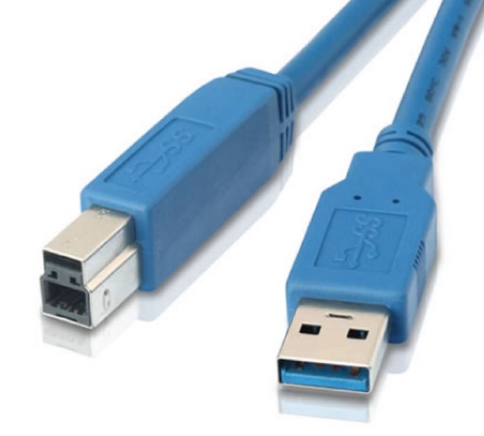 V177-L-CBAT-USB3-AB-1M_CBAT-USB3-AB-1M__67502_1 ASTROTEK USB 3.0 Printer Cable 1m - AM-BM Type A to B Male to Male Blue Colour for External HDD Printer Scanner Docking Station CBAT-USB3-AB-2M - Image 1