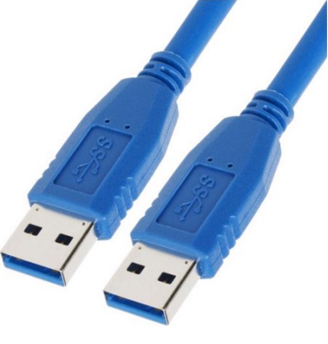 V177-L-CBAT-USB3-AMAM-1M_CBAT-USB3-AMAM-1M__98489_1 ASTROTEK USB 3.0 Cable 1m - Type A Male to Type A Male Blue Colour - Image 1