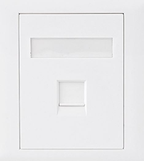 V177-L-CBATP-SC-6-1_CBATP-SC-6-1__78499_1 ASTROTEK CAT6 RJ45 Network Wall Face Plate Outlets 86x86mm 1 Port Socket Kit - Image 1
