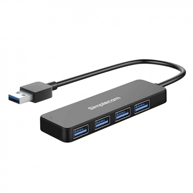 V177-L-HXSI-CH342-HXSI-CH342__70771-00 SIMPLECOM CH342 USB 3.0 (USB 3.2 Gen 1) SuperSpeed 4 Port Hub for PC Laptop - Image 1