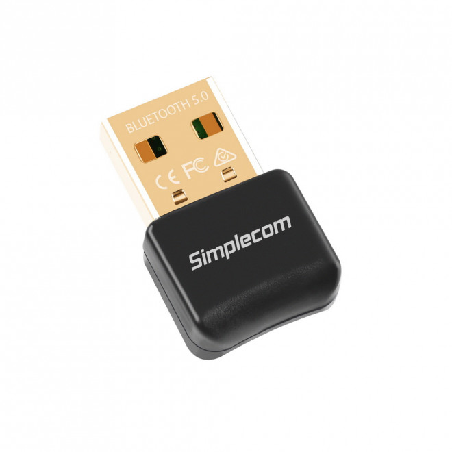 V177-L-HXSI-NB409-HXSI-NB409__26320-00 Simplecom NB409 USB Bluetooth 5.0 Adapter Wireless Dongle - Image 1