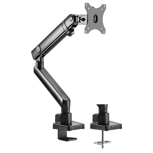 V177-L-MABT-LDT20-C012-MABT-LDT20-C012__43279-00 Brateck Single Monitor Aluminium Slim Mechanical Spring Monitor Arm Fit Most 17'-32' Monitor Up to 8kg per screen - Image 1
