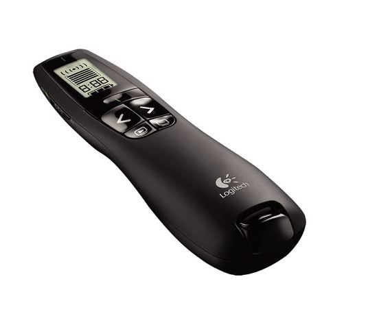 V177-L-MILT-R800_MILT-R800__97075_1 Logitech R800 Laser Presentation Remote LCD display time tracking 30m Range, 2.4GHz Instuitive slideshow controls MILT-R700PRO 910-003508 - Image 1