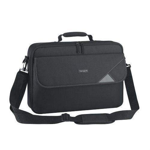 V177-L-NAT-TBC002AU-NAT-TBC002AU__17712-00 Targus 15.6' Intellect Bag Clamshell Laptop Case with Padded Laptop Compartment - Black - Image 1