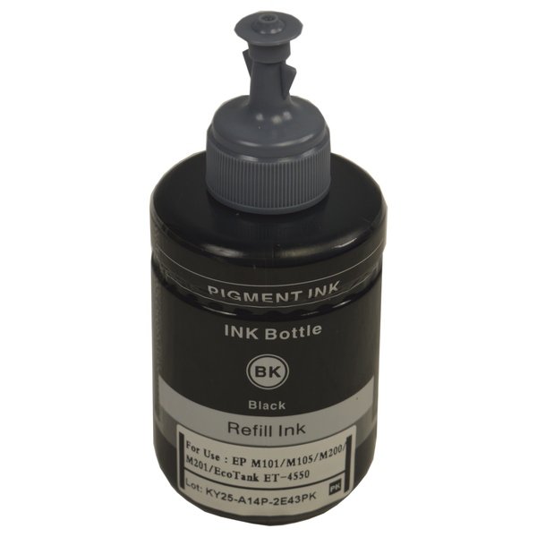 V177-PE-T774B_PE-T774B__61601_1 T774 Generic Pigment Black Refill Bottle - Image 1