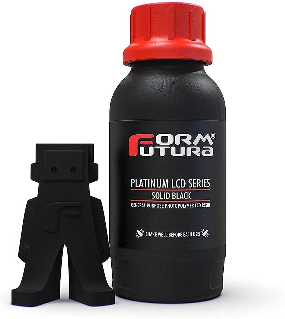 V177-PLCD-SLDBLCK-0500-lcd500__85647-00 Platinum LCD Series mm 500 gram Solid Black Resin - Image 1