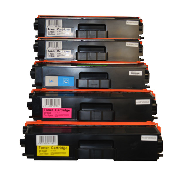 V177-SET5BR346-SET5BR346__29518-00 TN-346 Series Premium Generic Toner Set PLUS Extra Black - Image 1