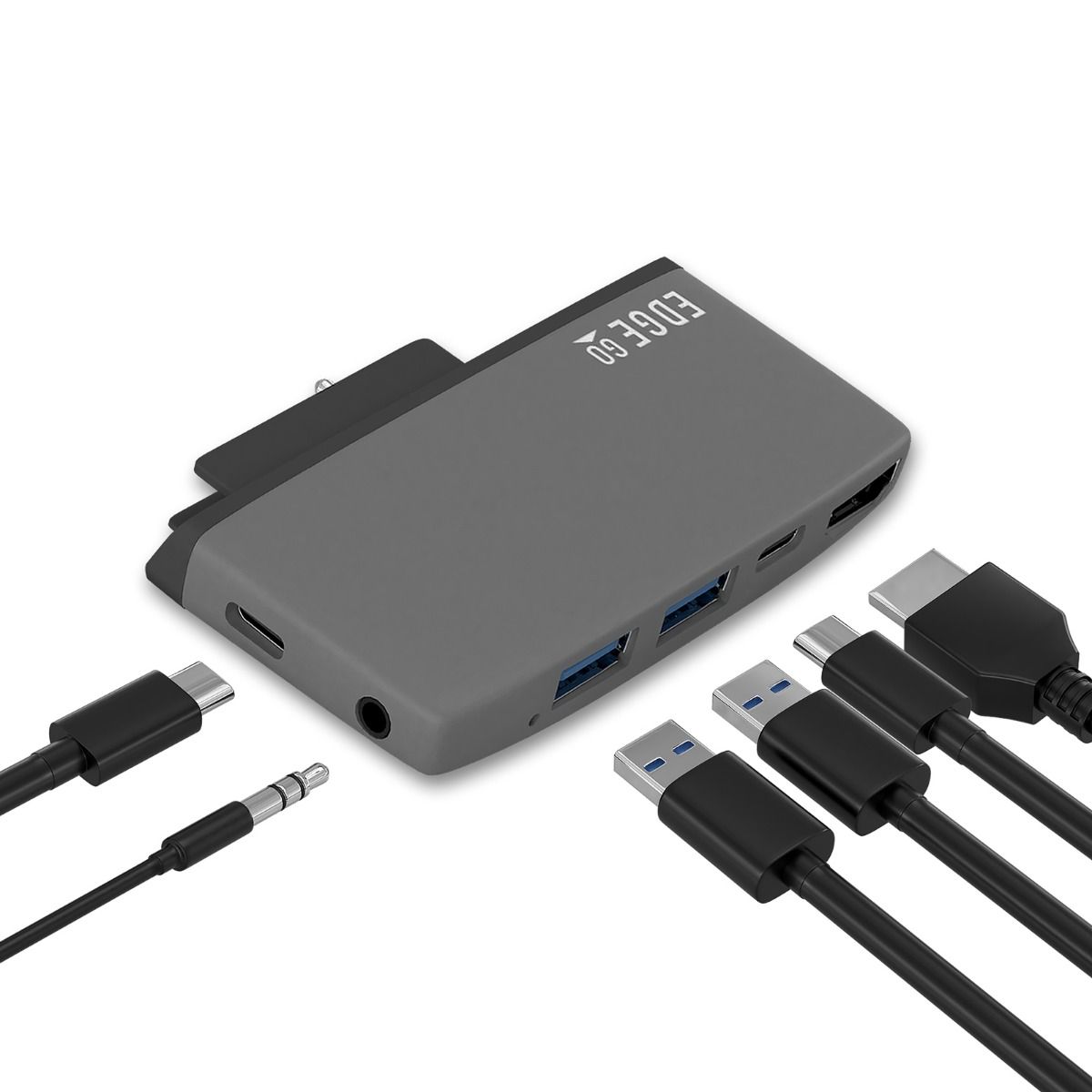 V186-MB-EGE-G59GRY_mb-ege-g59gry_1_1 mbeat Edge Go Multifunction USB- C Hub for Microsoft Surface Go - Image 1