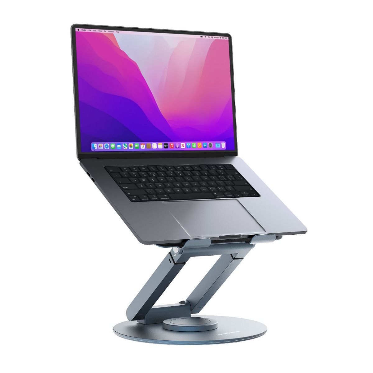 V186-MB-STD-S9GRY-67350-00 mbeat Stage S9 Rotating Laptop Stand with Telescopic Height Adjustment - Image 1