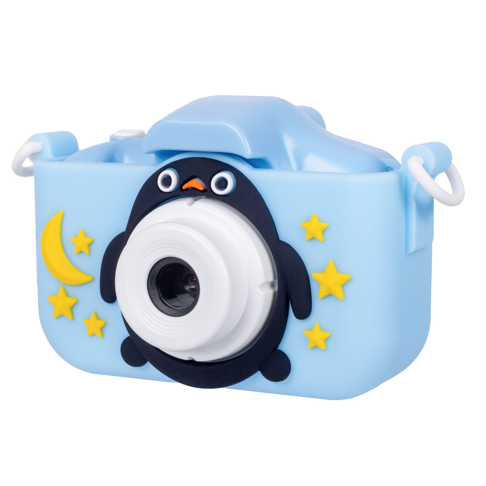V196-KDC-0025-202505281146-00 Kids Digital Dual Lens Camera, 4x Zoom and HD Video Recording (Blue) - Image 1