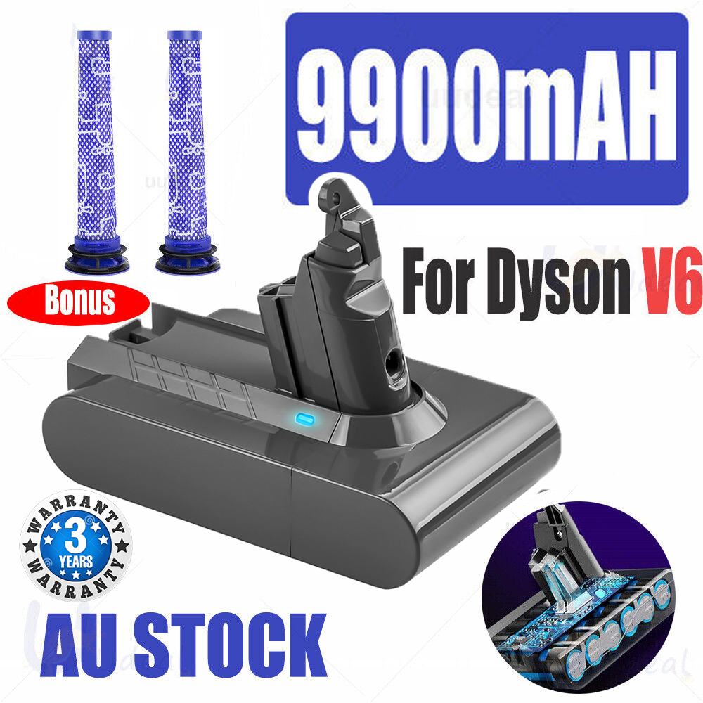 V201-DP240137-149159-00 9900MAH For Dyson V6 Battery SV03 SV04 SV09 DC58 DC59 DC61 DC62 DC74 v6 Animal - Image 1