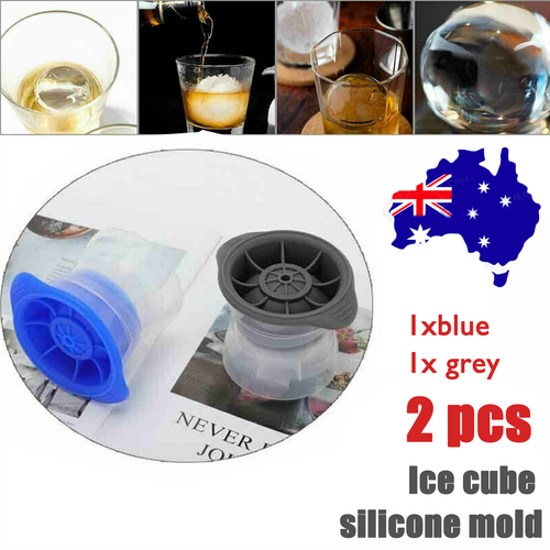 V201-W12063026-189244-00 2pcs Silicone Ice Ball Mold Sphere Cube Maker Mould Jelly Whiskey Cocktail - Image 1