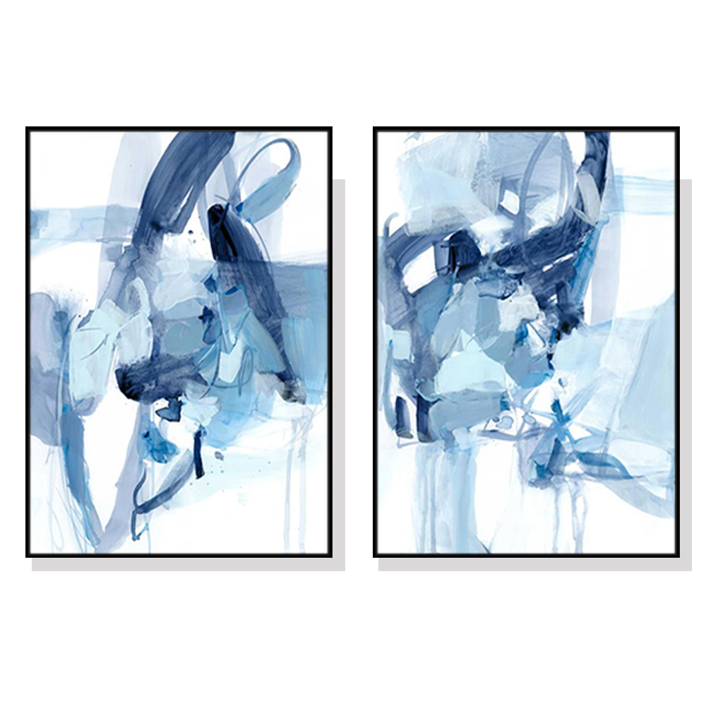 V207-1377-3-146013-00 Wall Art 90cmx135cm Saturday Night 2 Sets Black Frame Canvas - Image 1