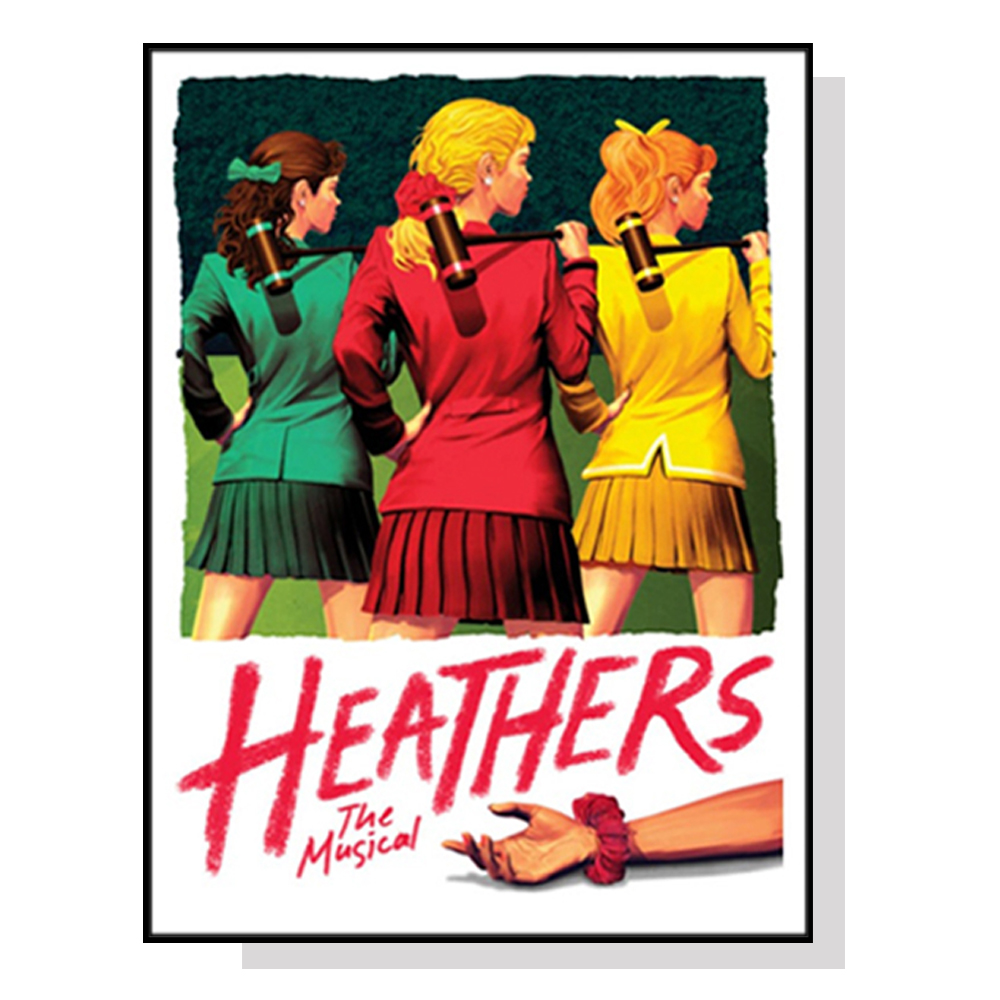 V207-1548-1-146256-00 Wall Art 90cmx135cm Heathers The Musical Black Frame Canvas - Image 1