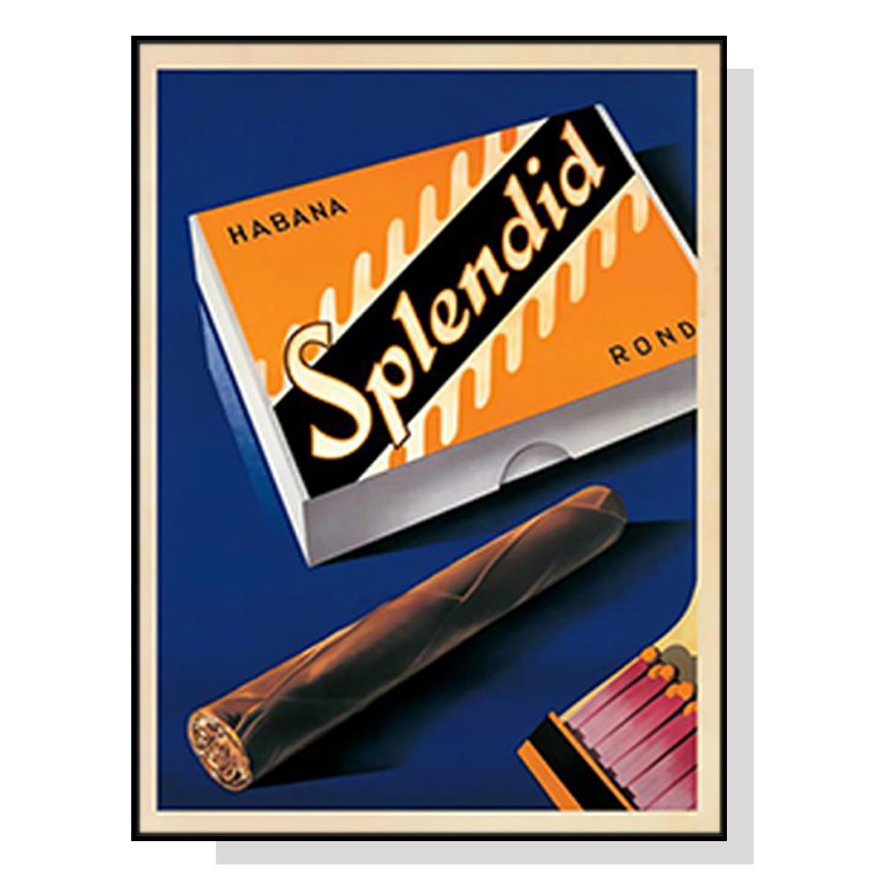 V207-1821-81993-00 Wall Art 70cmx100cm Splendid Black Frame Canvas - Image 1