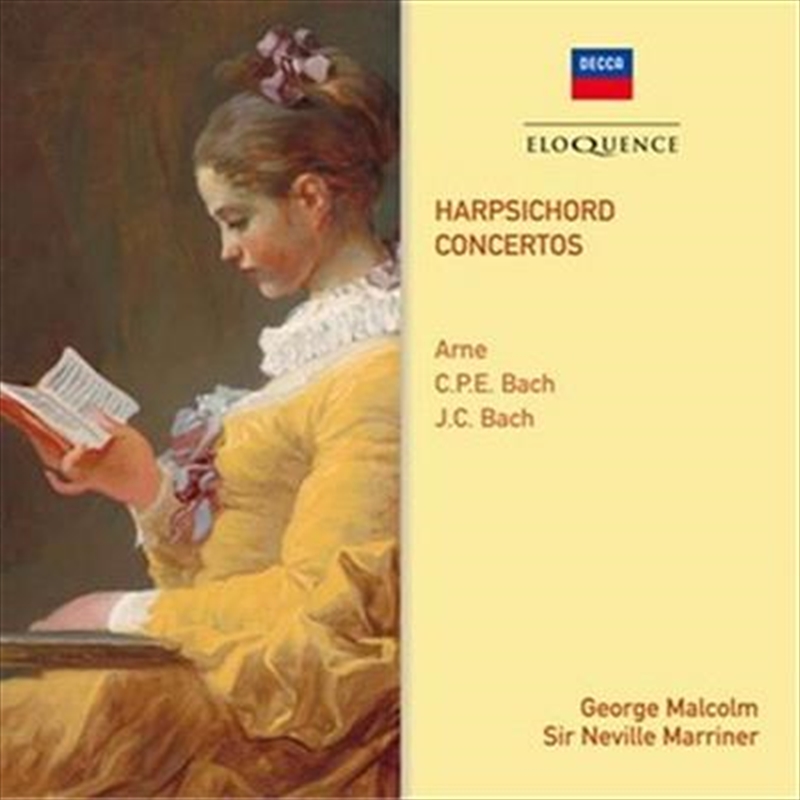 V210-2328262-202502241336-00 Harpsichord Concertos - Malcolm, George And Cpe Arne Cd Album - Image 1