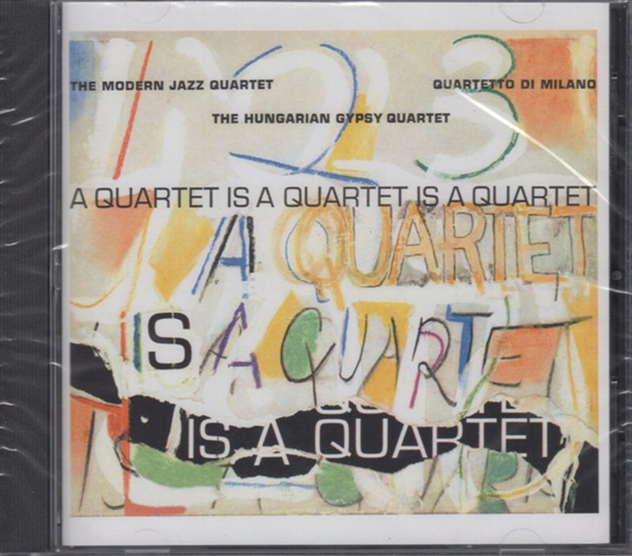 V210-2512840-202502241011-00 Quartet Is A Quartet Is A Quar - Modern Jazz Quartet Cd Album - Image 1