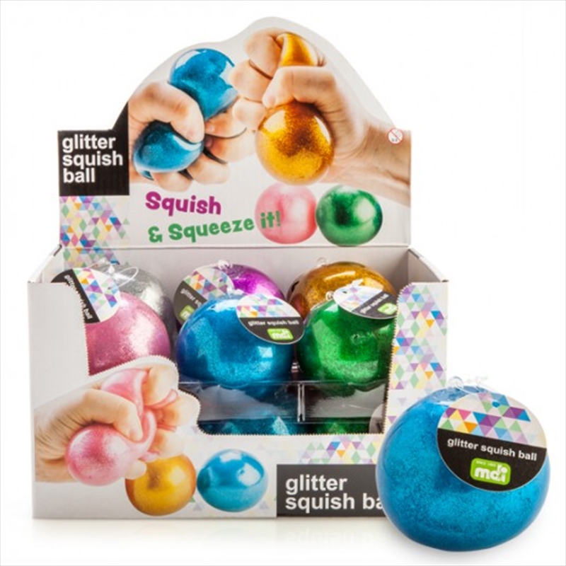 V210-2624406-77054-00 Glitter Squish Ball - Image 1