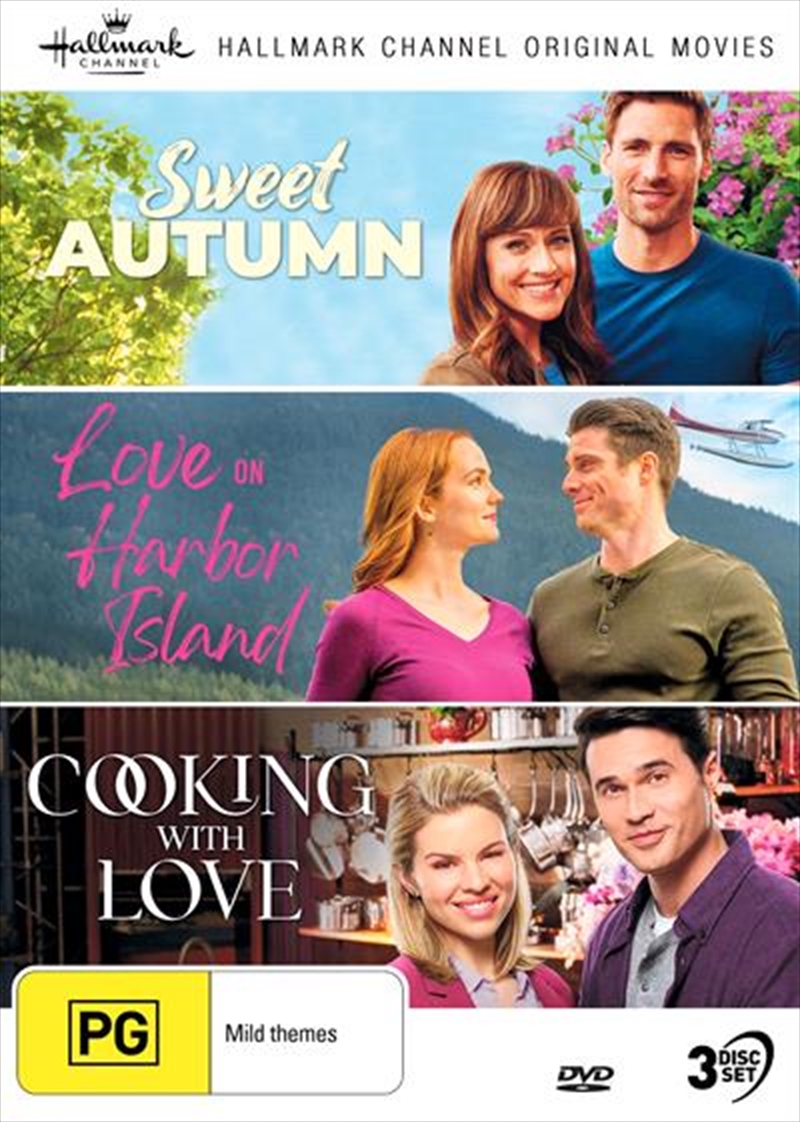 V210-2645017-80115-00 Hallmark - Sweet Autumn / Love On Harbor Island / Cooking With Love - Collection 13 DVD - Image 1