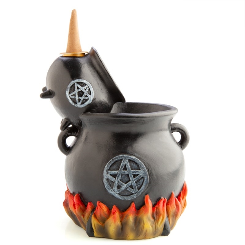 V210-2670786_SDC_2670786_2022-01-3-16-44-18 Witches' Cauldrons with LED Flames Backflow Burner - Image 1