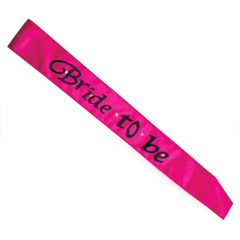 V210-2671115-SDC_2671115_2022-26-2-12-34-09-00 Hot Pink Bride To Be Flashing Sash - Image 1