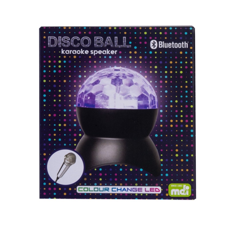 V210-2730913-69772-00 Disco Ball Karaoke Speaker - Image 1