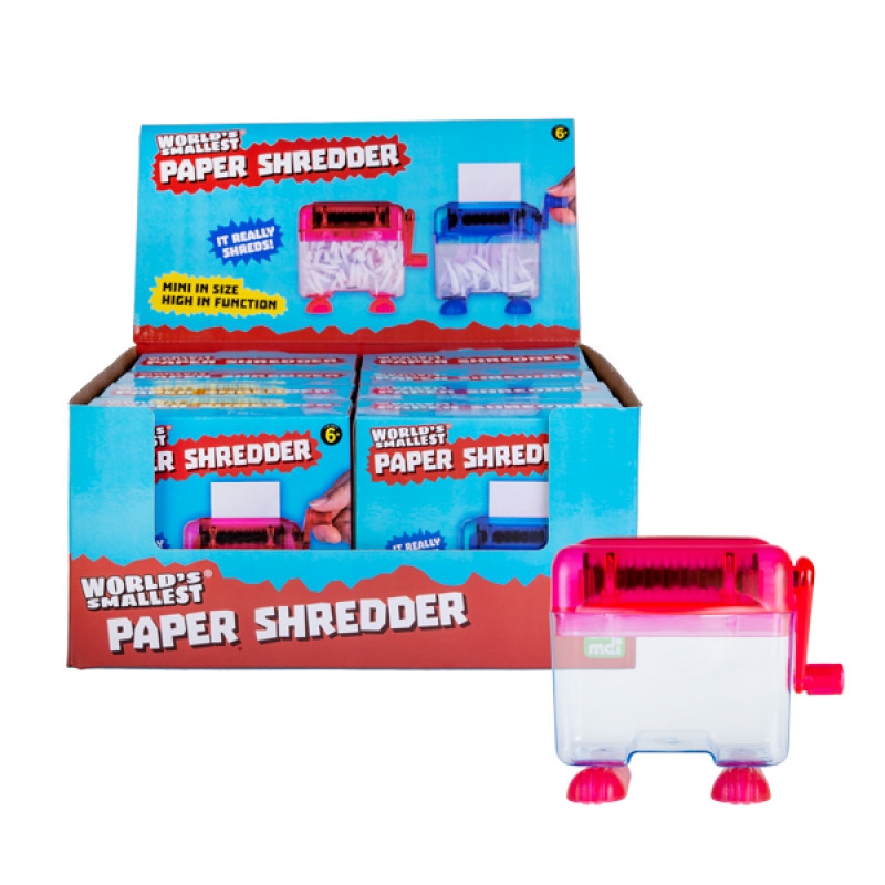 V210-2730919-76986-00 Worlds Smallest Paper Shredder (COLOUR SENT AT RANDOM) - Image 1