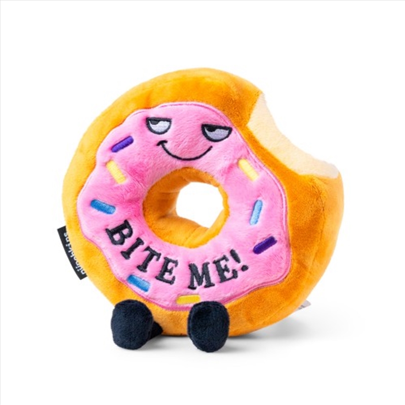 V210-2731922-202503071935-00 Punchkins “Bite Me” Plush Donut - Image 1