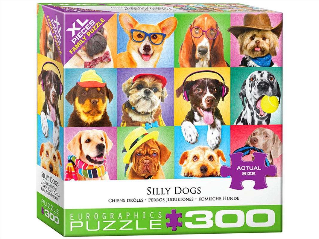 V210-2830924-202503071910-00 Silly Dogs 300 Piece XXL - Image 1