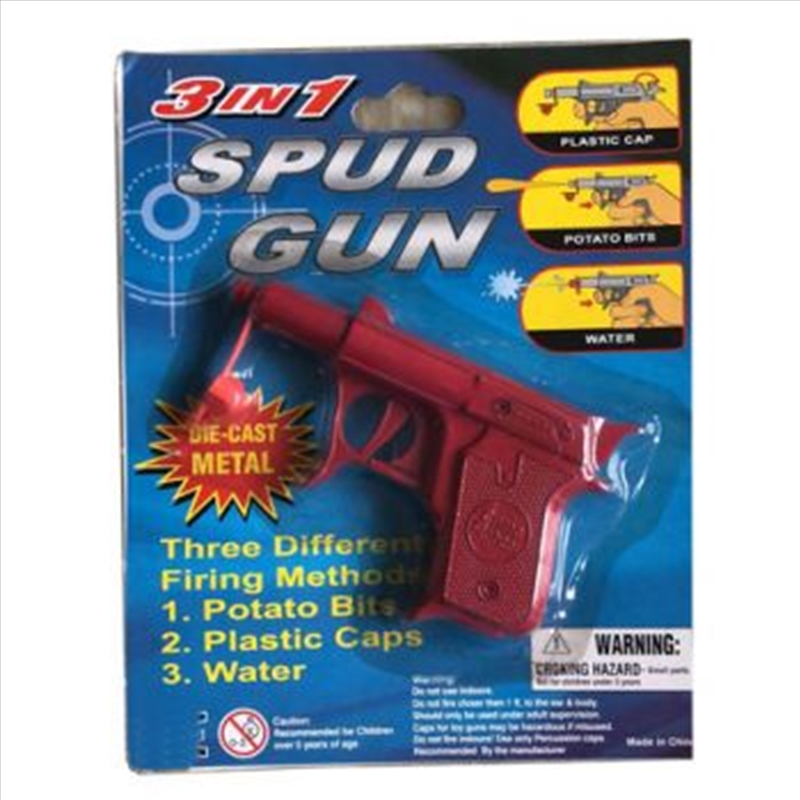 V210-2888701-202502241753-00 Diecast 3 in 1 Spud Gun - Image 1