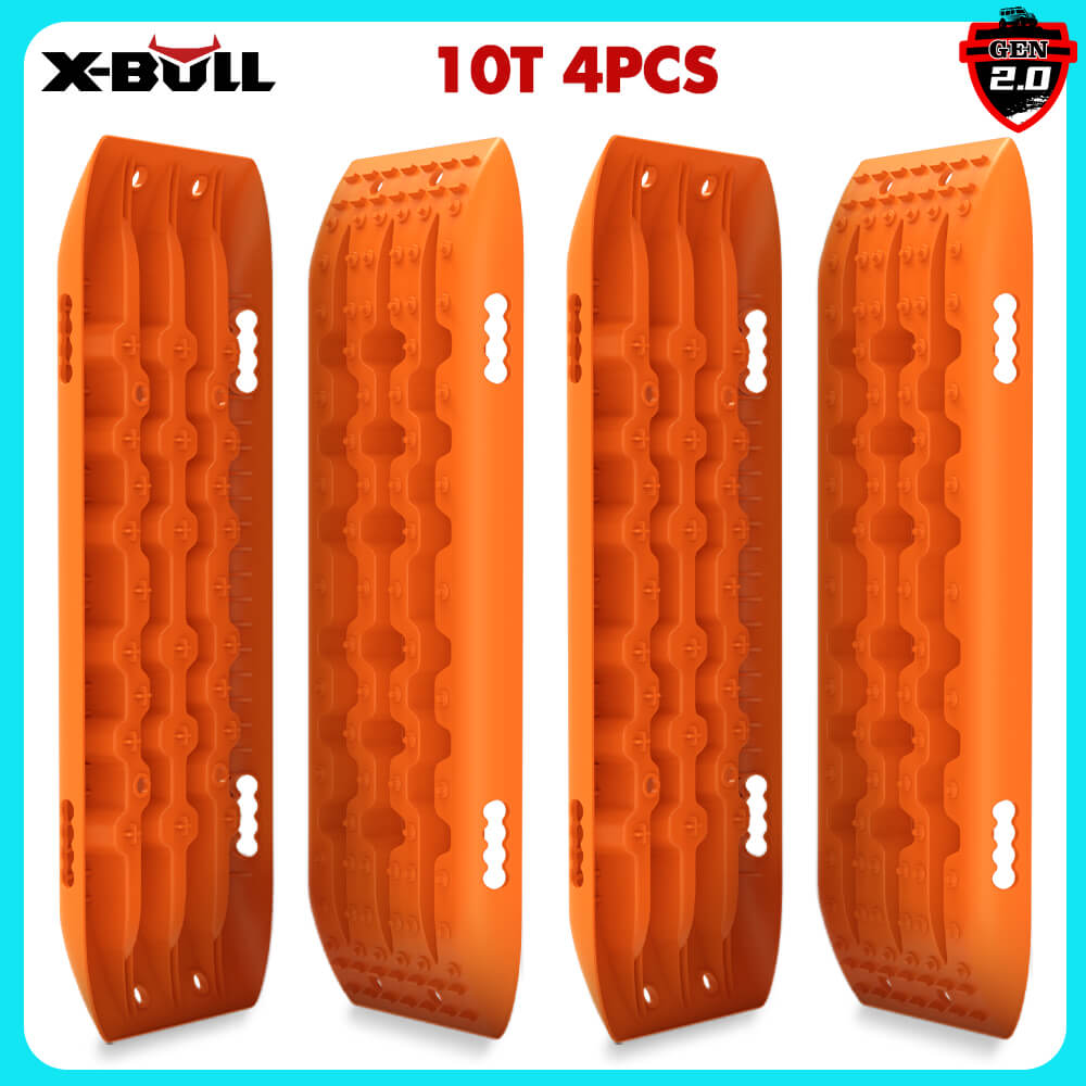 V211-AU-ST004X2-149132-00 X-BULL Recovery Tracks Gen 2.0 10T Sand Mud Snow 2 Pairs Offroad 4WD 4x4 2PC 91CM - Image 1