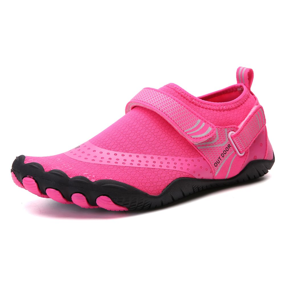 V213-01WS-A-G-PNK37_yIGvaXf_1 Women Water Shoes Barefoot Quick Dry Aqua Sports Shoes - Pink Size EU37 = US4 - Image 1