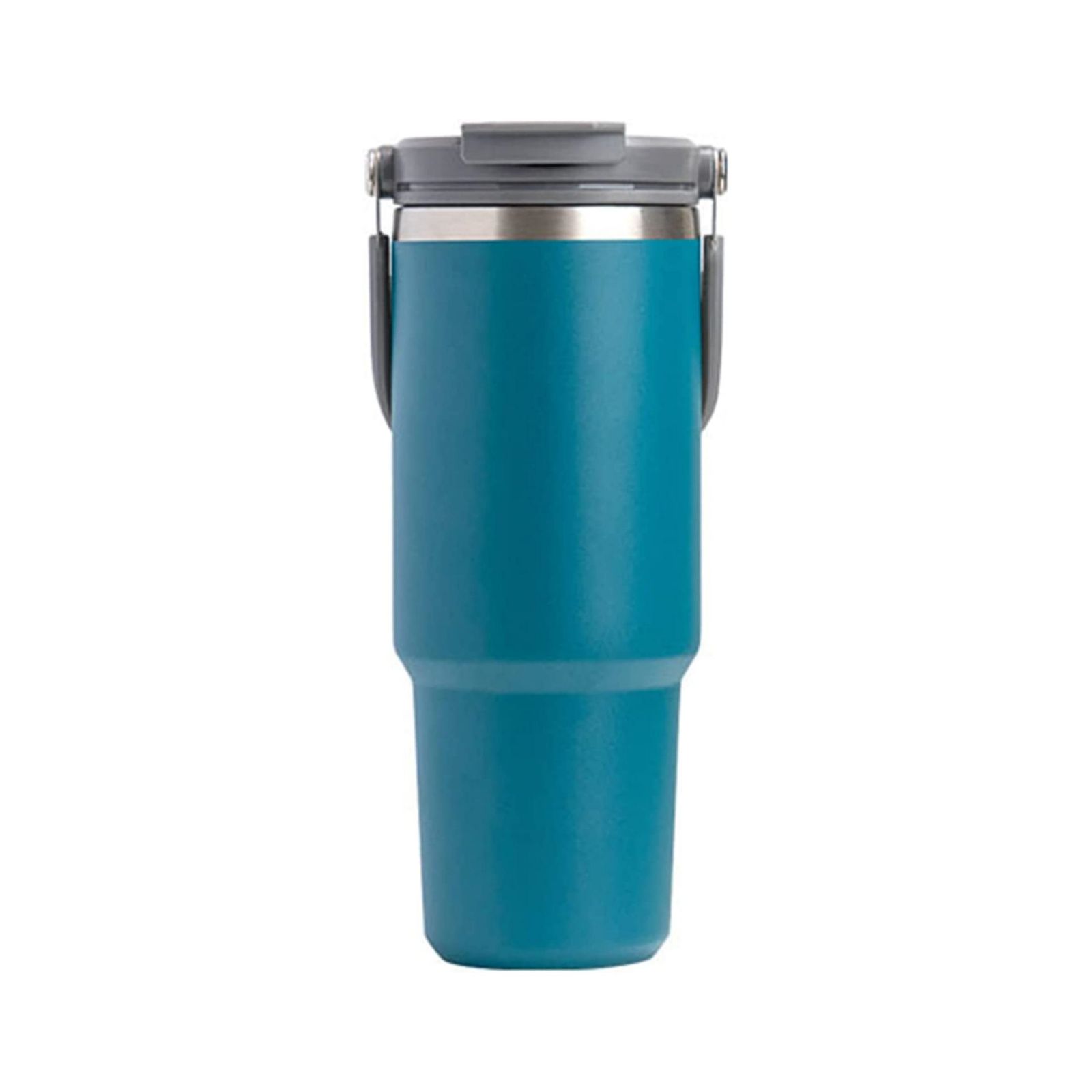 V213-TYESOMUG-750MLBLU-79987-00 750ML Blue Stainless Steel Travel Mug with Leak-proof 2-in-1 Straw and Sip Lid, Vacuum Insulated Coffee Mug for Car, Office, Perfect Gifts, Keeps Liquids Hot or Cold - Image 1
