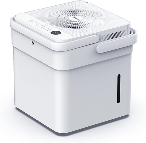 Midea Cube dehumidifier with smart wi-fi, 12L tank for up to 20L per day dehumidification MDDM20 - Image 1