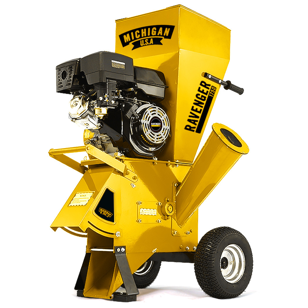 V219-CHPTRDMCHA1M7-73817-00 MICHIGAN 18HP 420cc Petrol Commercial Wood Chipper, Tree Mulcher - Ravenger 1750 - Image 1