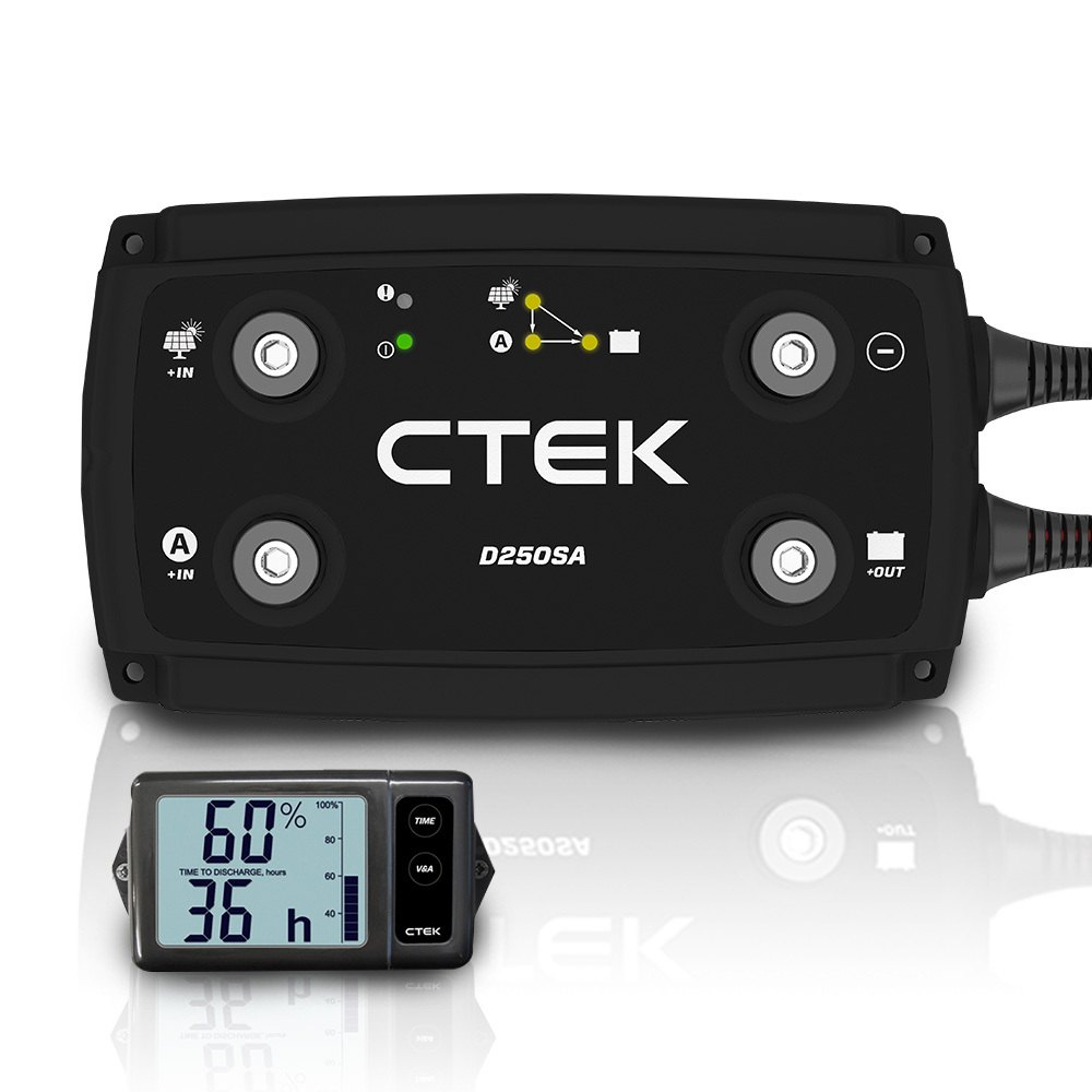 V219-CTEK-40-256-CTEK-40-256-00 CTEK 20A OFF GRID Battery Charging System w/ D250SA & Digital Display Monitor - Image 1