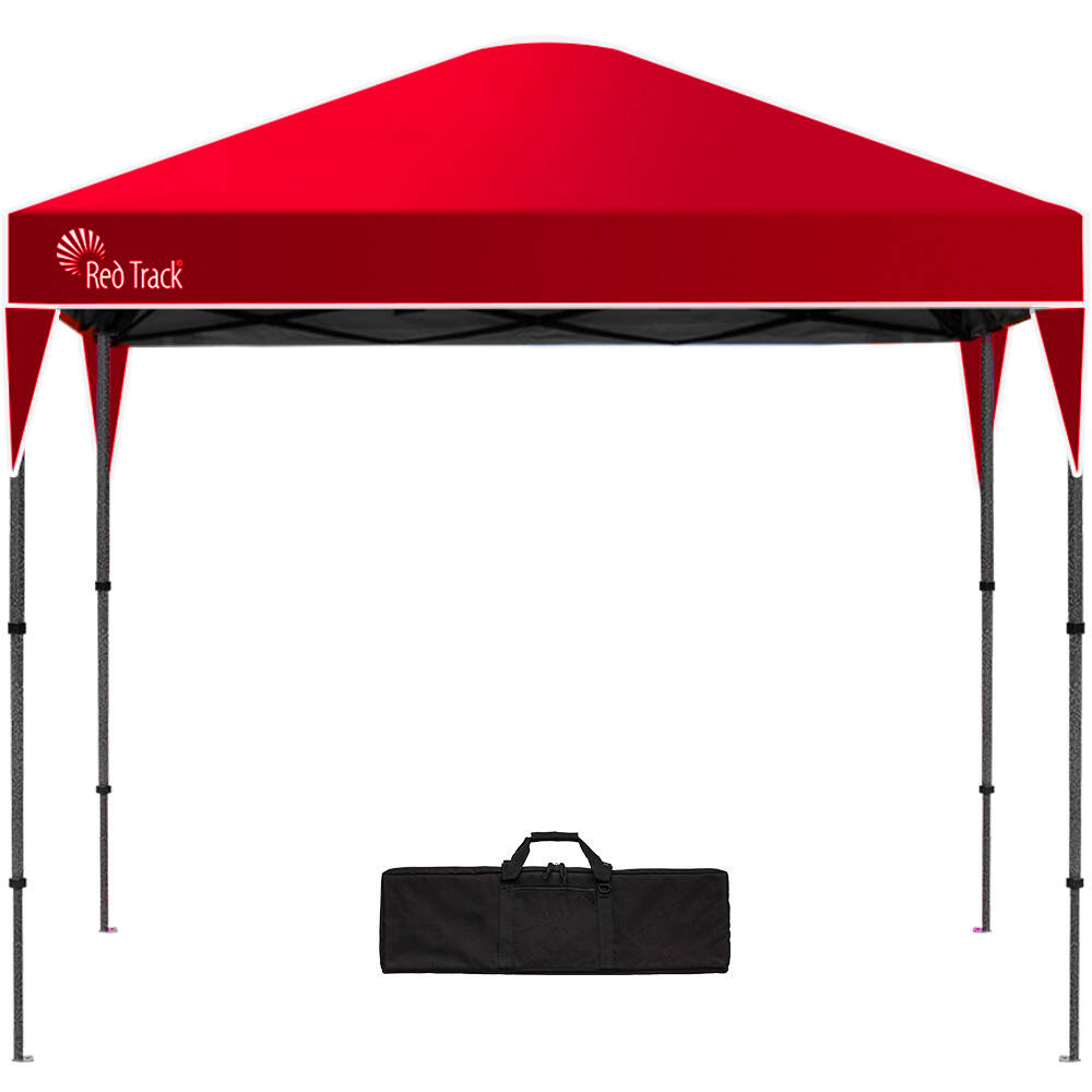 V219-OTDGZBRT23RA-225733-00 RED TRACK 3.6x2.2m Ultra Compact Folding Gazebo, Carry bag, Portable Outdoor Popup Marquee for Camping Beach - Image 1