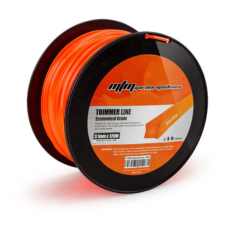 V219-PLTTRMMTMAS12-45011-00 MTM Trimmer Line 3.1mm x 120M Whipper Snipper Cord Brush Cutter Brushcutter - Image 1