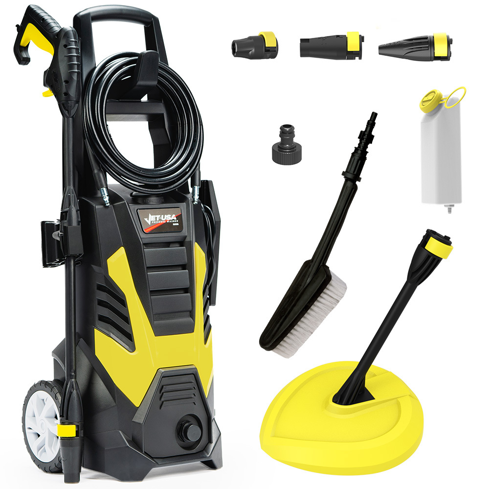 V219-PRWELEJT35SA-225538-00 JET-USA RX535 Electric High Pressure Washer, 2600PSI 2 Nozzles, Brush Head, Deck Cleaner, Detergent Bottle - Image 1