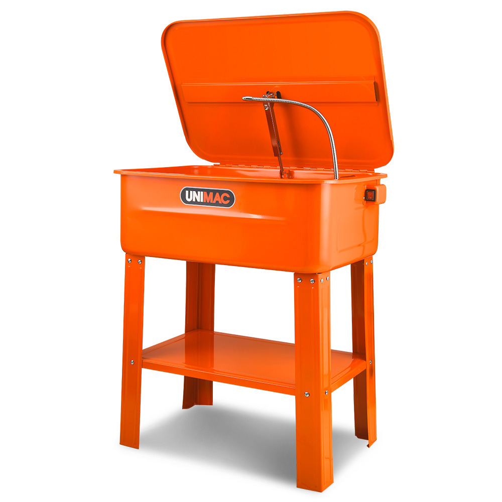 V219-PWHWSHUM08XA-225403-00 Unimac 86L Heavy Duty Multi Purpose Auto Parts Washer, with Removable Work Shelf, Parts Basket - Image 1