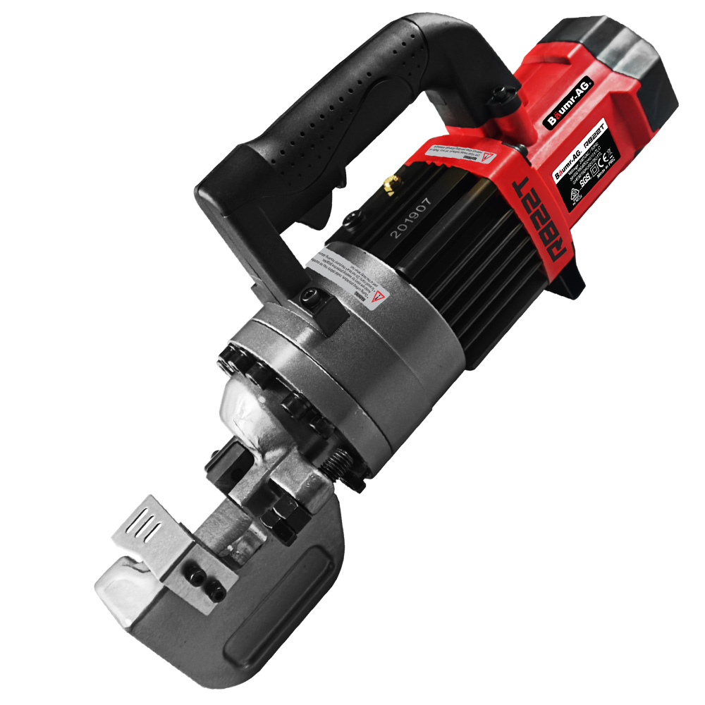 V219-RBCHDRBMRA22T-74296-00 Baumr-AG 950W 22mm Rebar Cutter Electric Hydraulic Reo Bar Portable Machine - Image 1
