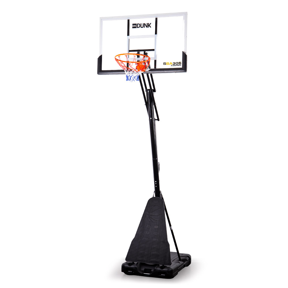 V219-SPTBBLDRDBS16-74328-00 Dr.Dunk 3.05M Portable Basketball Hoop Stand System Height Adjustable Net Ring Rim Slam Backboard - Image 1